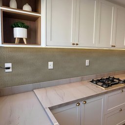 Papel de Parede Adesivo Lavavel Texturizado Tecido Palha Escuro - 4