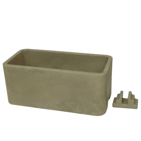 Base Vaso Lapa 60 x 25 Cm - VASART - 05 - Antique Camurça - 2