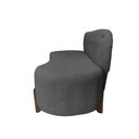 Ver imagem 3 de Sofá 3 Lugares Orgânico Curvo Tókio 180cm Suede Cinza
