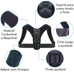 Colete Corretor Postural Suporte Ajustável Unissex - 2