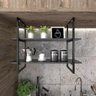 Prateleira Suspensa Industrial para Cozinha - Nichos Decorativos - 3