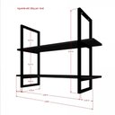 Ver imagem 5 de Prateleira Suspensa Industrial para Cozinha - Nichos Decorativos