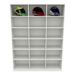 Armário Colmeia M5 100%mdf (organizador, Estante Prateleira) - Branco - 3