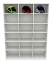 Ver imagem 3 de Armário Colmeia M5 100%mdf (organizador, Estante Prateleira) - Branco