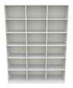 Ver imagem 1 de Armário Colmeia M5 100%mdf (organizador, Estante Prateleira) - Branco