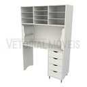 Ver imagem 3 de Armário Multifuncional Costura Scrap Scrapbox Silhouette - Branco