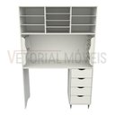 Ver imagem 2 de Armário Multifuncional Costura Scrap Scrapbox Silhouette - Branco