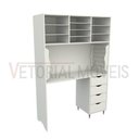 Ver imagem 4 de Armário Multifuncional Costura Scrap Scrapbox Silhouette - Branco