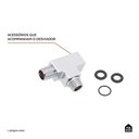 Ver imagem 7 de Desviador para Chuveiro Mundaú - Pingoo.casa - Prata Cromado