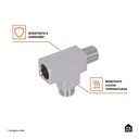 Ver imagem 3 de Desviador para Chuveiro Mundaú - Pingoo.casa - Prata Cromado