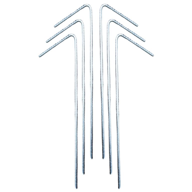 Kit 06 Estacas Fixadora de Quadras para Beach Tennis e Vôlei