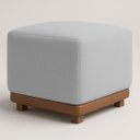 Ver imagem 5 de Kit 2 Puffs Dalilla Bouclé Premium Exclusivos Assento Extra para Sala Quarto Design Moderno