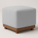 Ver imagem 3 de Kit 2 Puffs Dalilla Bouclé Premium Exclusivos Assento Extra para Sala Quarto Design Moderno