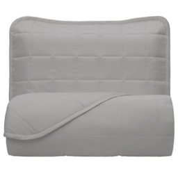 Colcha King Satinee Square 300 Fios Kacyumara - Silver - 1