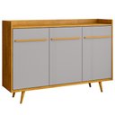 Ver imagem 1 de Balcão Buffet 3 Portas Quartzo 135 Cm Cinamomo Off White Bechara
