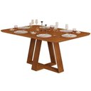 Ver imagem 3 de Mesa Jantar Celeste c/Tampo MDF Curvo 170cm Freijo DJ Móveis