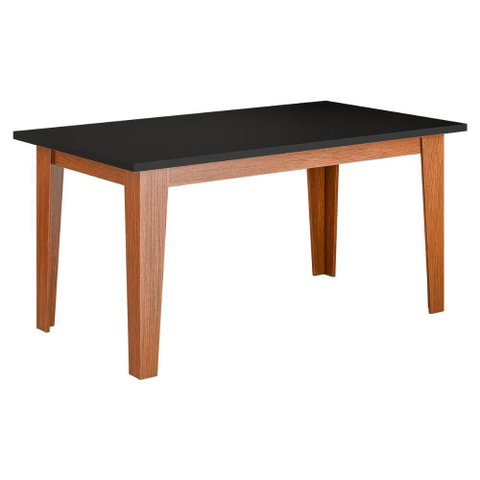 Mesa de Jantar 6 Lugares Multimóveis Cr50225 Cinamomo/preto