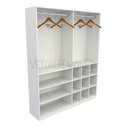 Ver imagem 1 de Armário Arara Gaveta Lucia 100% Mdf (cabide Roupa) - Branco