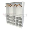 Ver imagem 4 de Armário Arara Gaveta Lucia 100% Mdf (cabide Roupa) - Branco