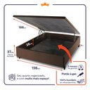 Ver imagem 3 de Box Baú Casal 138x188x45 - King House