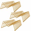 Ver imagem 2 de Kit 3 Escorredor Organizador Vertical para 12 Pratos Arm:Dourado