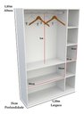 Ver imagem 1 de Armário Colmeia Misto Liz 100%mdf Organizador Estante Closet - Branco
