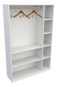 Ver imagem 4 de Armário Colmeia Misto Liz 100%mdf Organizador Estante Closet - Branco