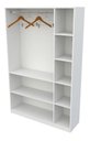 Ver imagem 2 de Armário Colmeia Misto Liz 100%mdf Organizador Estante Closet - Branco