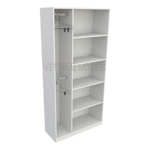 Armário Prateleira Misto Natália 100%mdf Organizador Colmeia - Branco