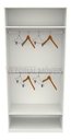Ver imagem 2 de Armário Cabideiro Marina M11 100% Mdf Closet Lojas Expositor - Branco