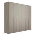 Ver imagem 2 de Guarda Roupa Bend em Mdf 276x240cm 6 Portas 6 Gavetas Grigio C800