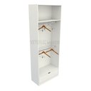 Ver imagem 1 de Armário Cabideiro Marina M15 100% Mdf (closet Expositor) - Branco