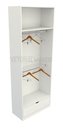 Ver imagem 1 de Armário Cabideiro Marina M15 100% Mdf (closet Expositor) - Branco