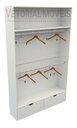 Ver imagem 2 de Armário Cabideiro Marina M16 100% Mdf Closet Gaveta Arara - Branco