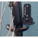 Ver imagem 3 de SUPORTE PAREDE VERTICAL BICICLETARIO BIKE COM ANEL CADEADO
