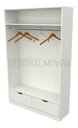 Ver imagem 3 de Armário Cabideiro Marina M17 100% Mdf (closet Lojas Gaveta) - Branco