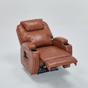 Ver imagem 6 de Poltrona do Papai Cinema Elétrica Vector com Massagem Aquecimento Porta Copos Entrada Usb/usb-c Pu C