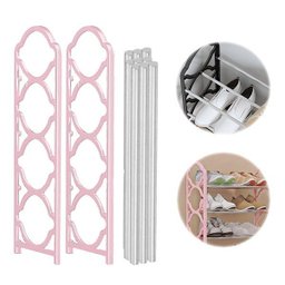 Sapateira de 4 Andares Rosa Rack Organizadora para Sapatos - 2