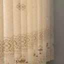 Ver imagem 7 de Cortina Pia/Balcão/Banheiro/Cozinha Renda Varias Estampas:Coffee Creme