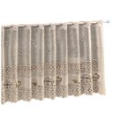 Ver imagem 1 de Cortina Pia/Balcão/Banheiro/Cozinha Renda Varias Estampas:Coffee Creme