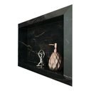 Ver mais imagens de Nicho Borda Diamante Preto 67 X 32cm Porcelanato Banheiros