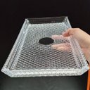 Ver imagem 3 de Prato para Bolo de Vidro Transparente 3x33x18cm Boleira Festa Doces Aniversário