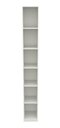 Ver imagem 3 de Armário Colmeia Eloisa M13 100% Mdf (closet Lojas Expositor) - Branco