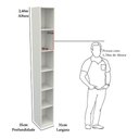 Ver imagem 1 de Armário Colmeia Eloisa M13 100% Mdf (closet Lojas Expositor) - Branco