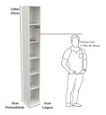 Ver imagem 1 de Armário Colmeia Eloisa M13 100% Mdf (closet Lojas Expositor) - Branco