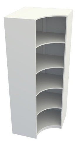 Armário Prateleira Canto M4 100% Mdf Loja Closet Dispensa - Branco - 2