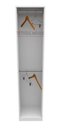 Ver imagem 3 de Armário Colmeia Eloisa M5 100% Mdf (closet Lojas Expositor) - Branco