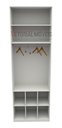 Ver imagem 3 de Armário Misto Colmeia M22 100% Mdf Closet Loja Roupeiro - Branco
