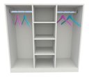 Ver imagem 3 de Armário Colmeia Cabideiro Montessoriano M2 100% Mdf Closet - Branco
