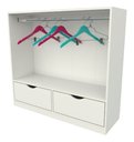 Ver imagem 4 de Armário Colmeia Cabideiro Montessoriano M5 Closet Infantil - Branco
